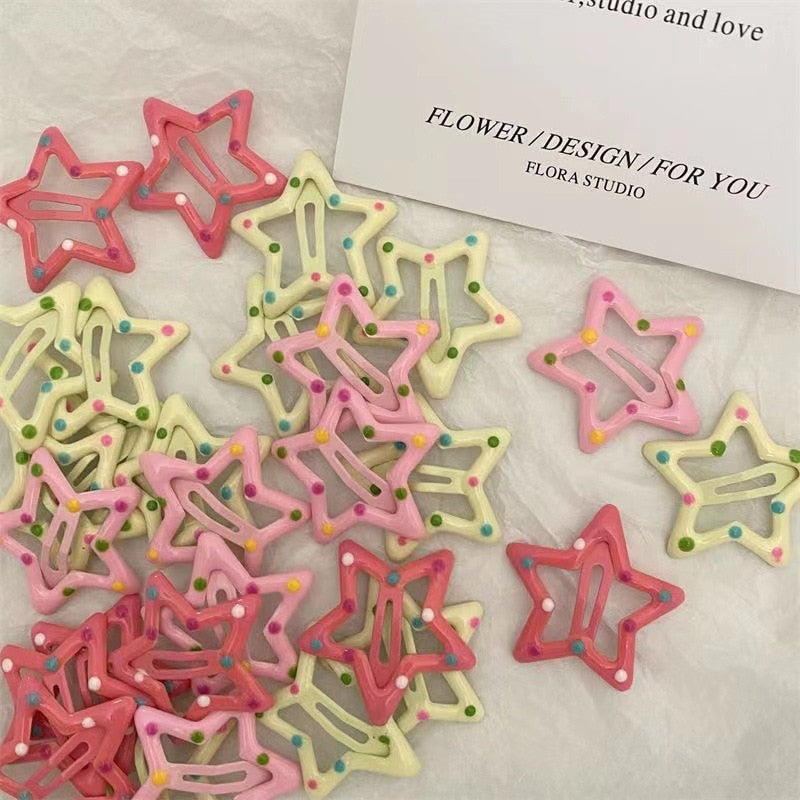 Starry Star Hair Barrettes