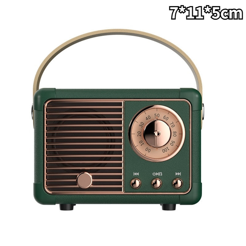 Mini Retro Radio Bluetooth Speaker