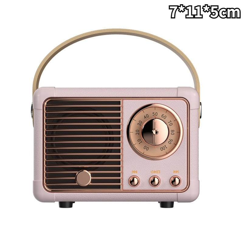 Mini Retro Radio Bluetooth Speaker
