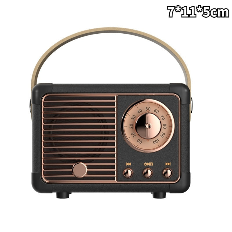 Mini Retro Radio Bluetooth Speaker