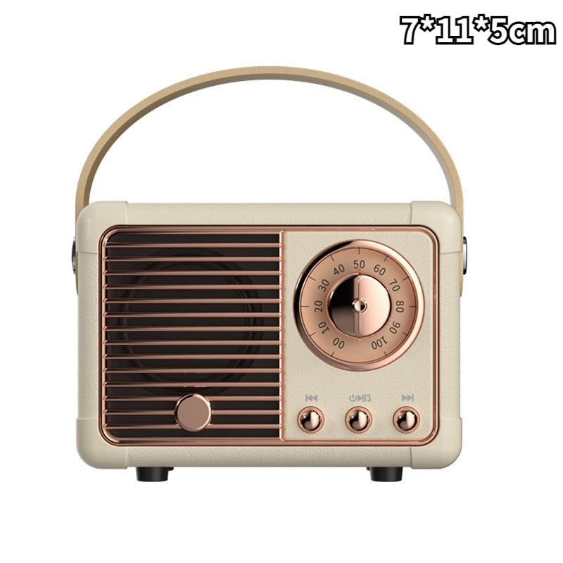 Mini Retro Radio Bluetooth Speaker