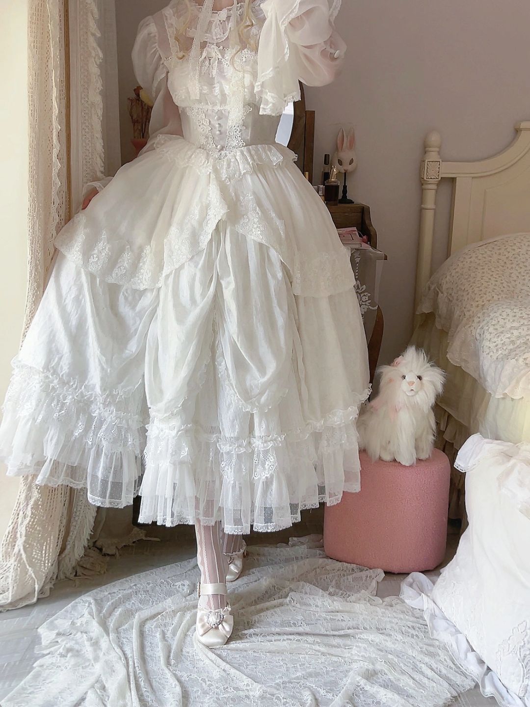 Retro Little Flower Wedding Lolita Dress