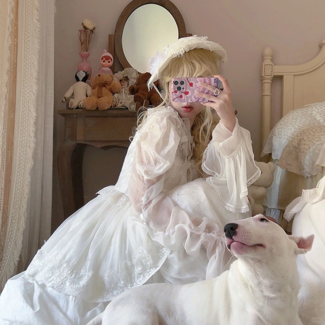 Retro Little Flower Wedding Lolita Dress