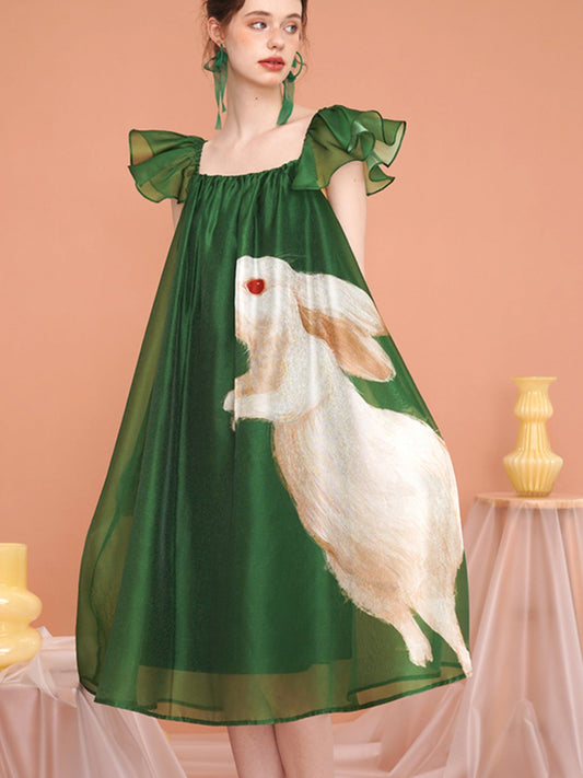 Enchanted Forest Rabbit Dress