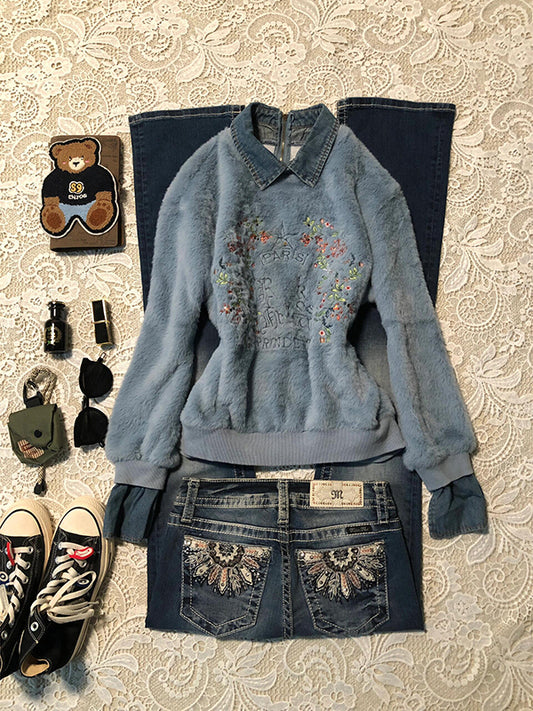 Korean vintage pullover