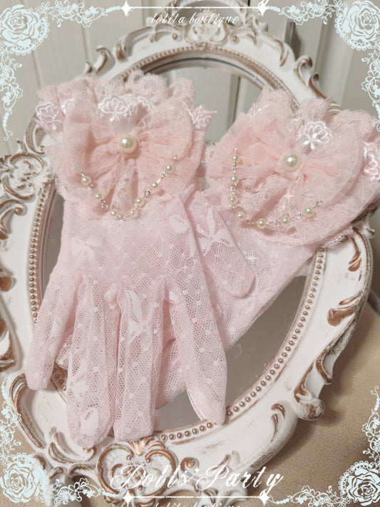 Lolita Handmade Lace Gloves