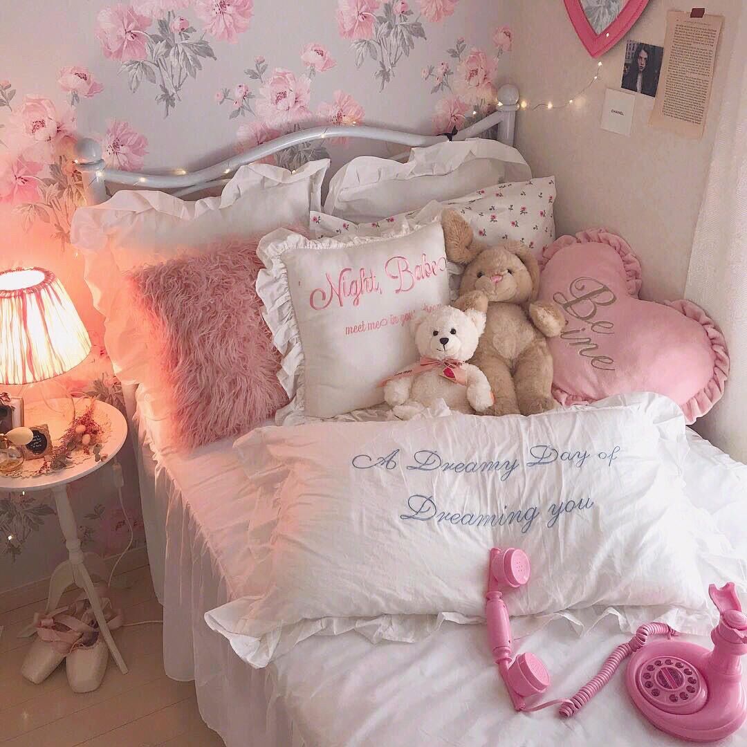 ruffled white embroidered cotton pillowcase