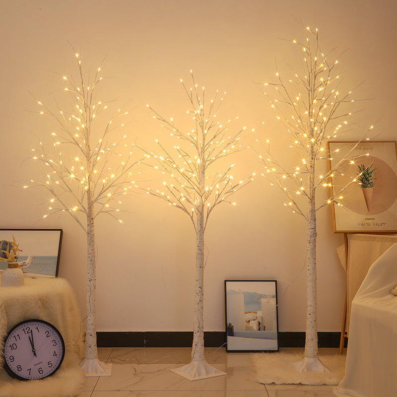 White birch tree lamp landscape lamp