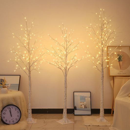 White birch tree lamp landscape lamp