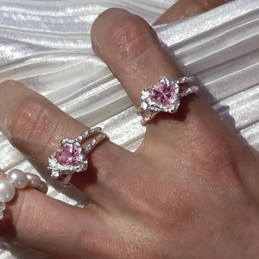 princesse kawaii pink ring