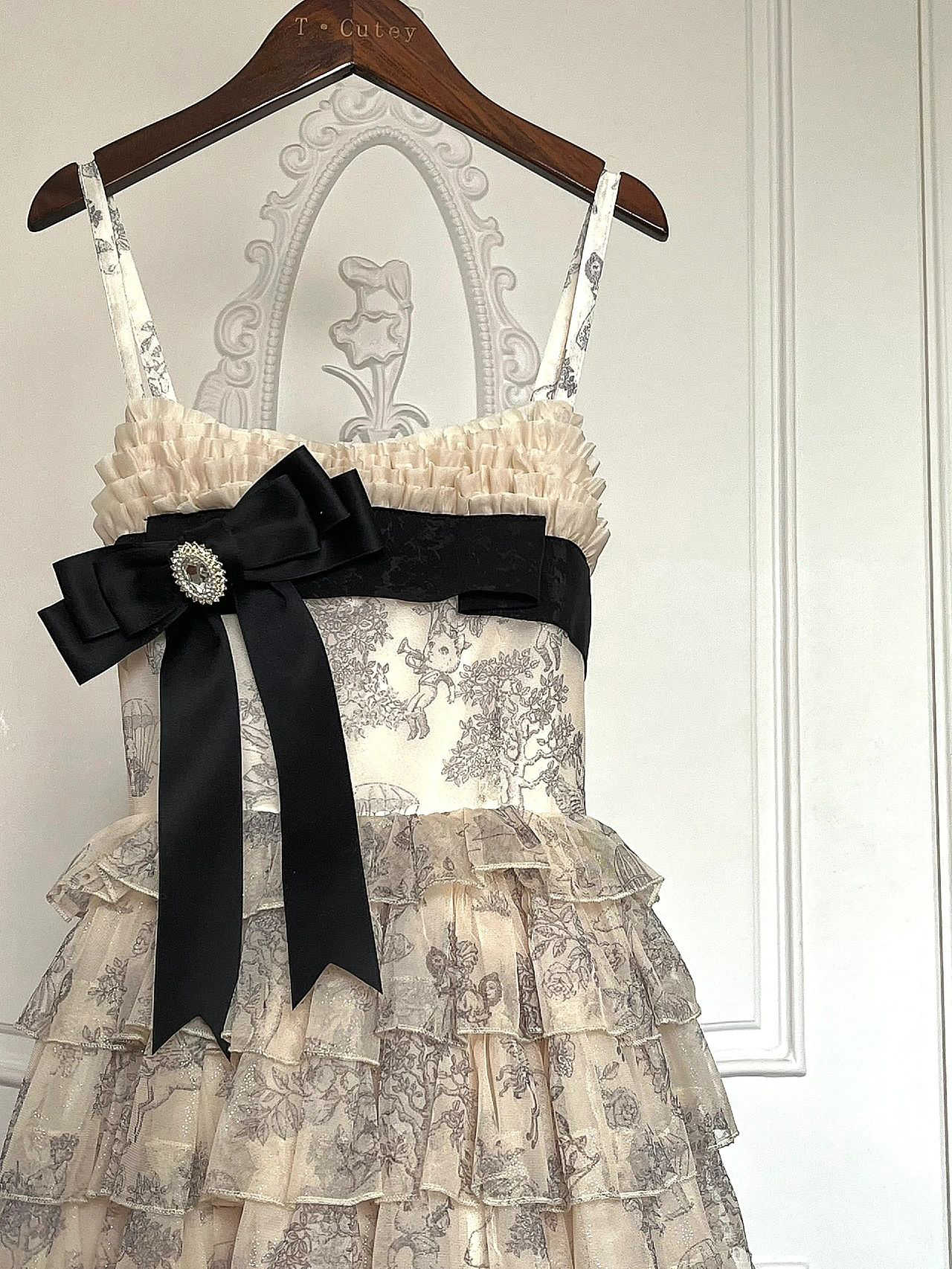 Lolita Floral Puffy Princess Dress