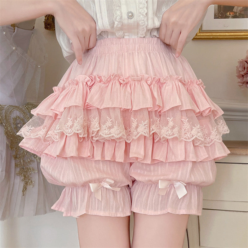 ruffled kawaii shorts