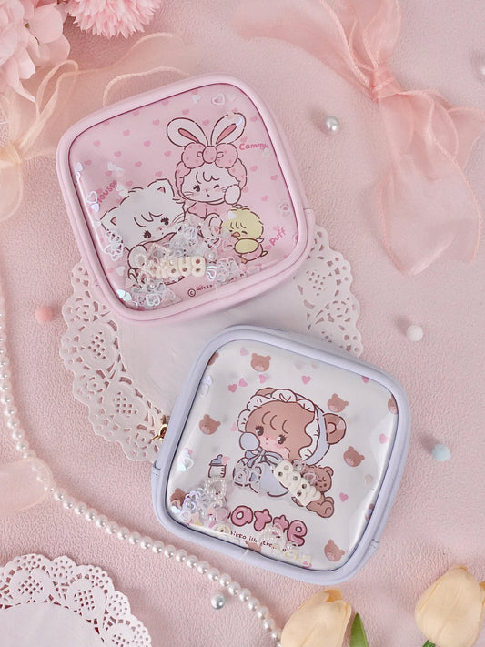 kawaii mini cosmetic bag