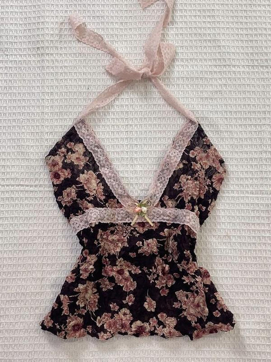 y2k hot girl pink lace suspenders
