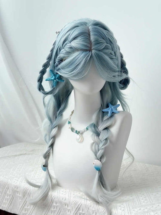 Ice Blue Gradient Wig