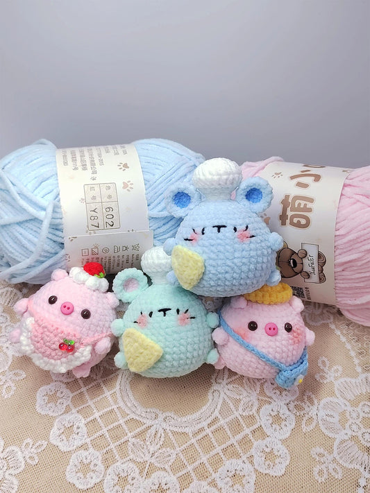 DIY wool Chubby series of cute dolls