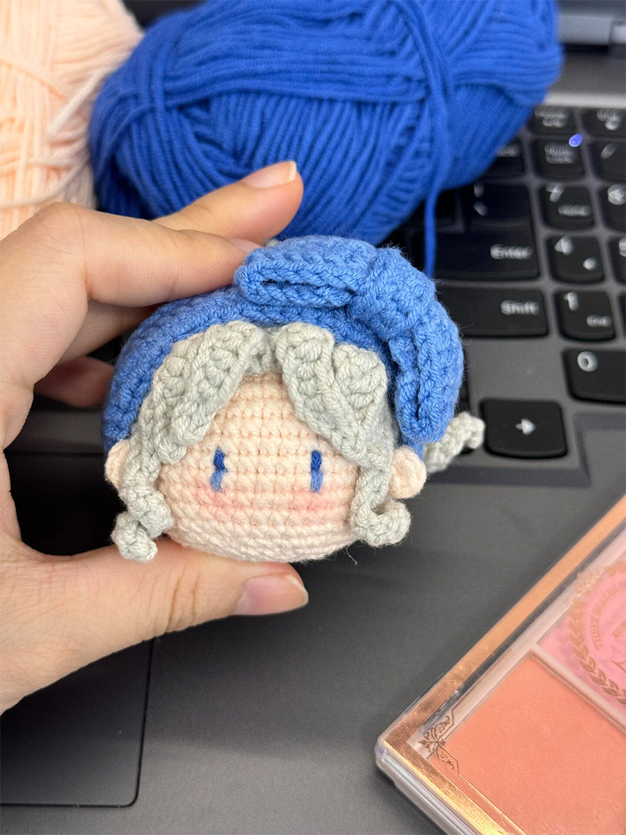 diy crochet reporter Alice doll kit