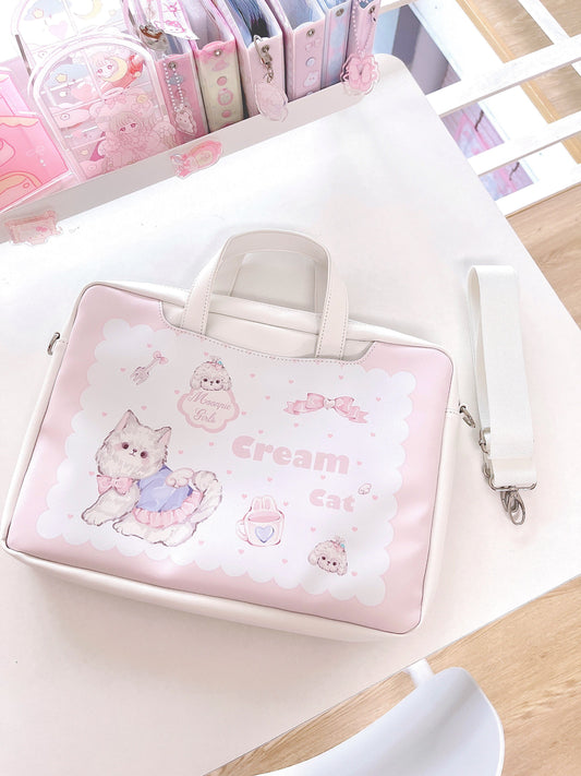 kawaii 13/14 inches portable laptop thickened computer bag