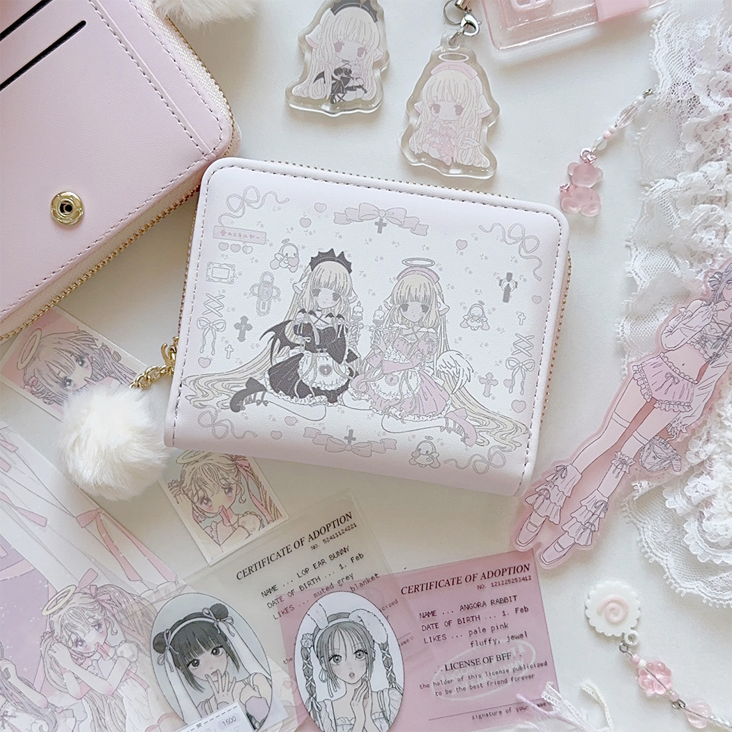 angel's heart kawaii purse