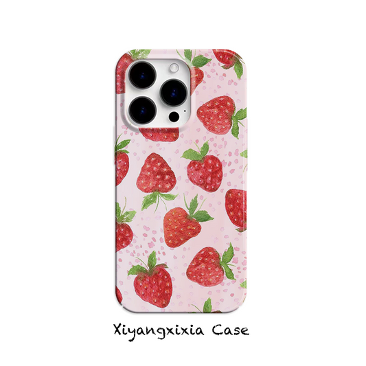 strawberry kawaii iPhone case