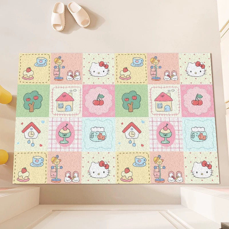 kawaii door floor mat (wire loop)