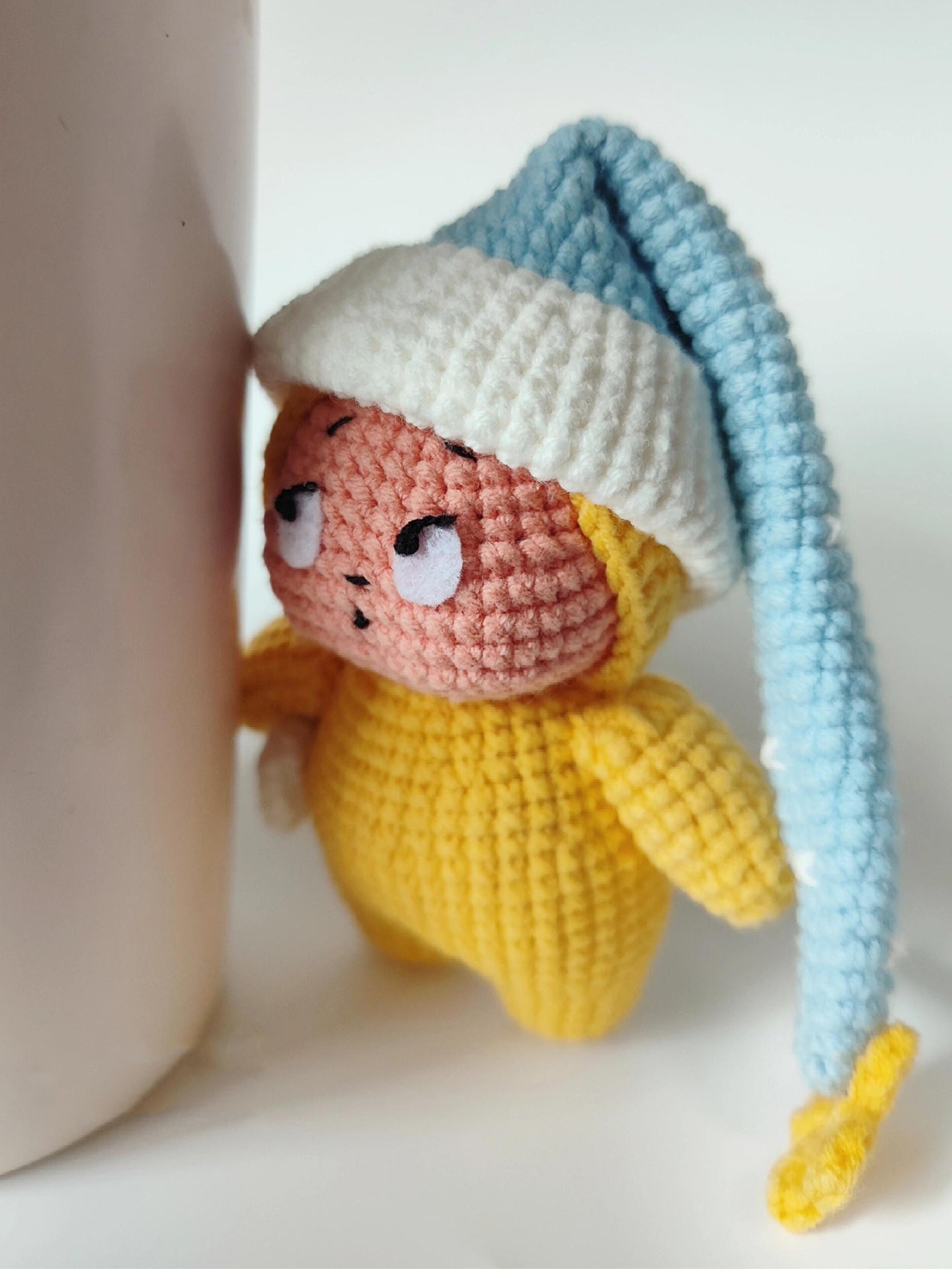 diy wool star doll pendant