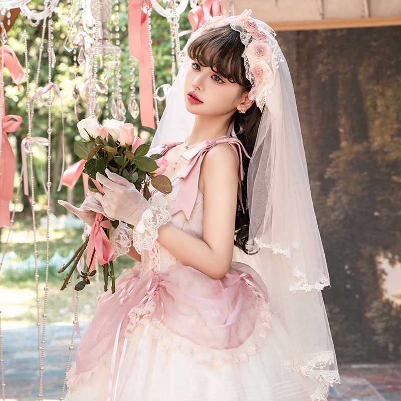 Silk Satin Ballet Lace Mesh Lolita Dress