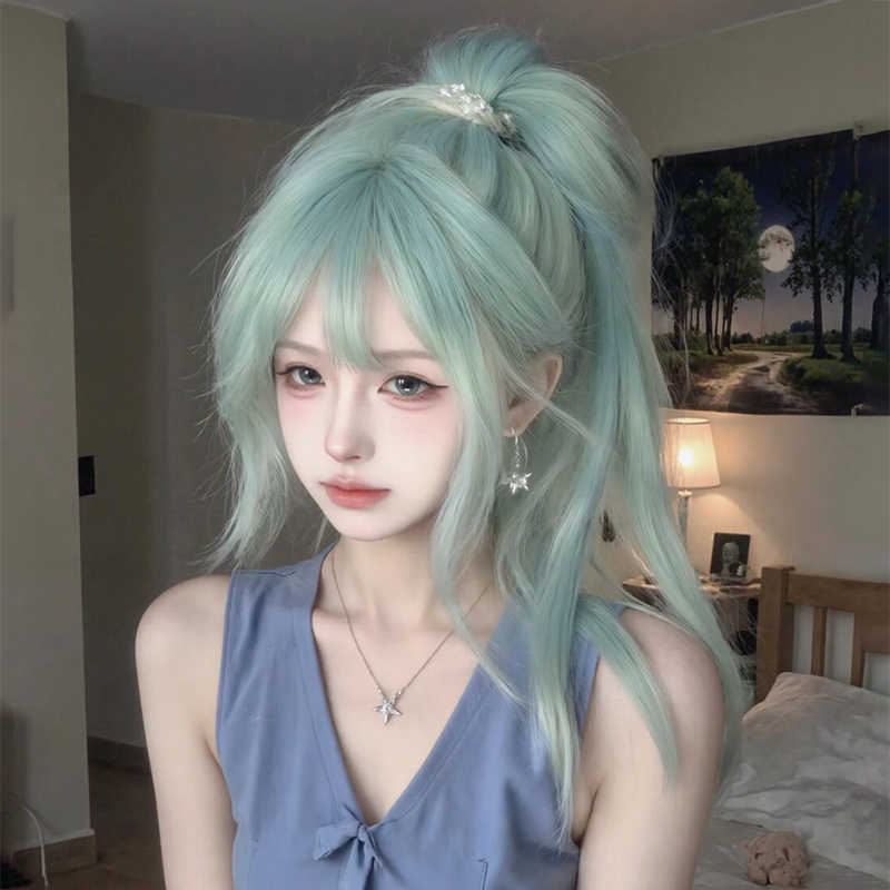 Mint Milk Green Wig