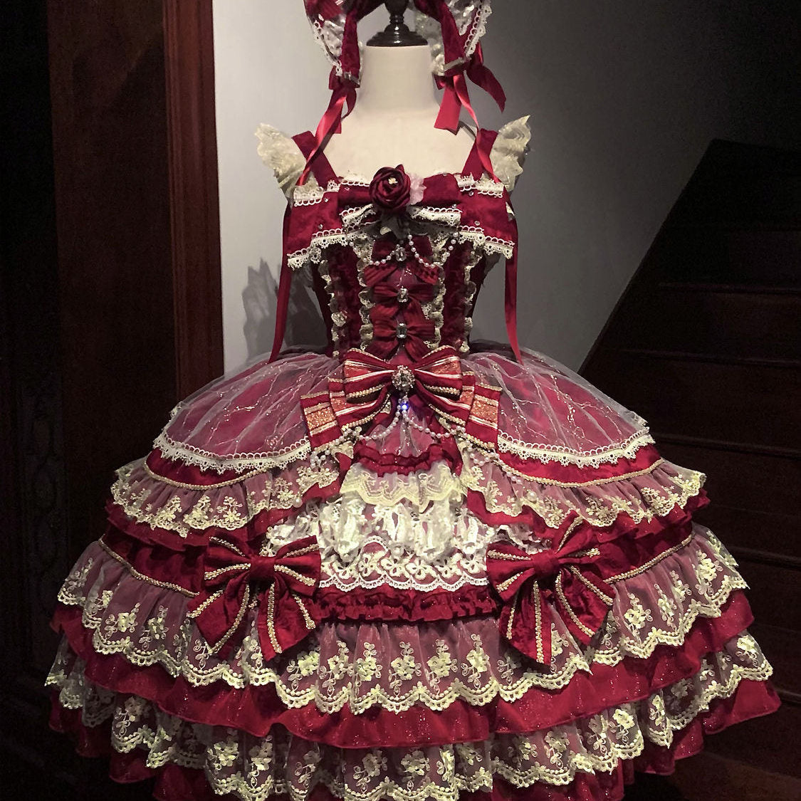 princess doll lace cake lolita dress
