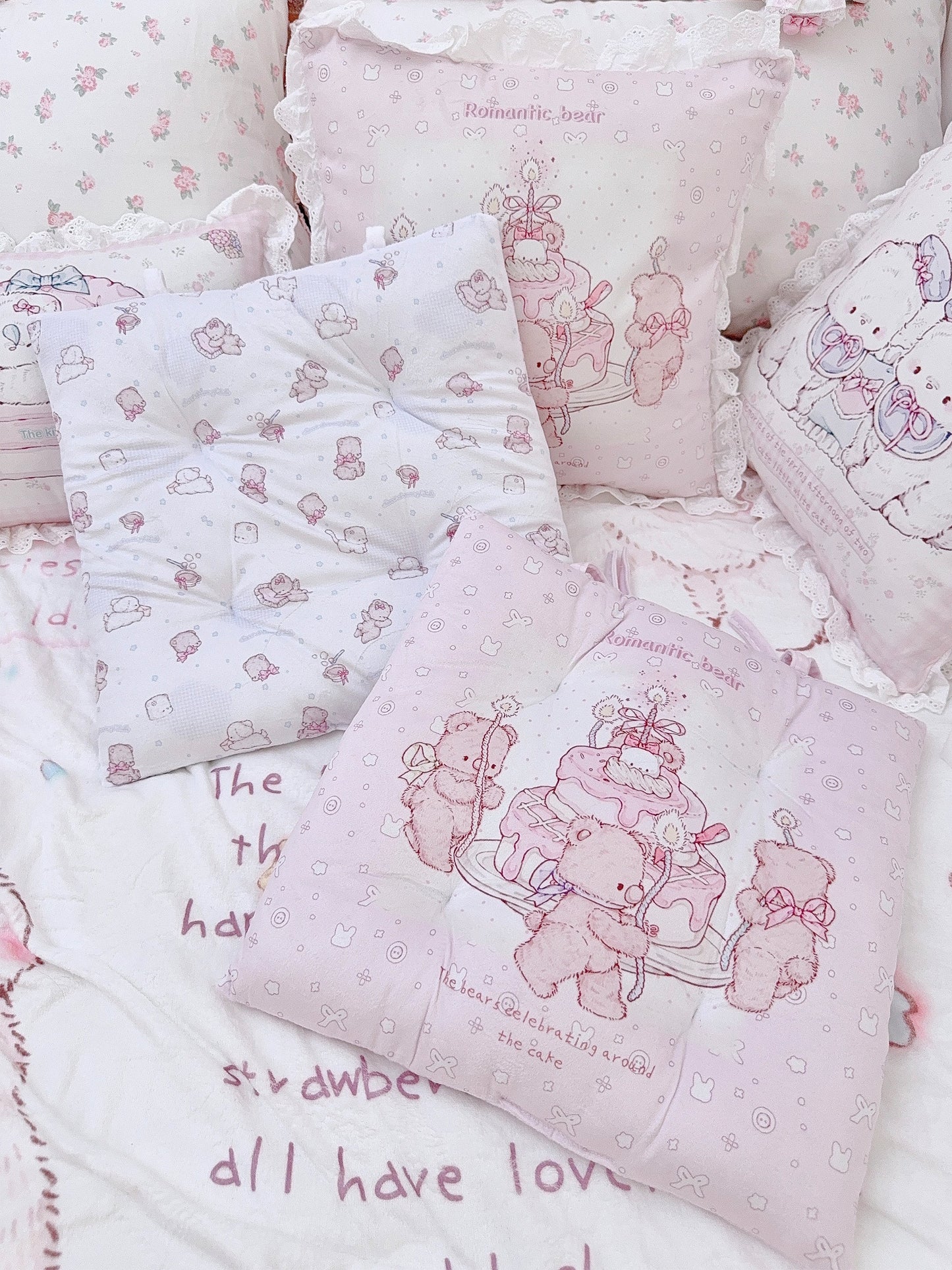 kawaii plush cushion
