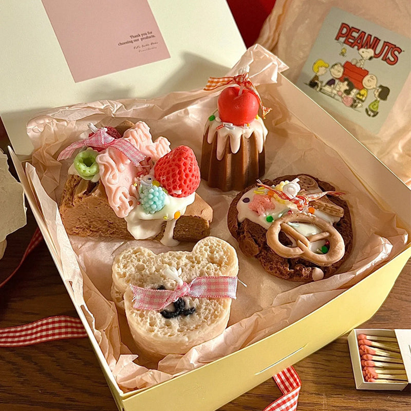 Dessert scented candle gift box