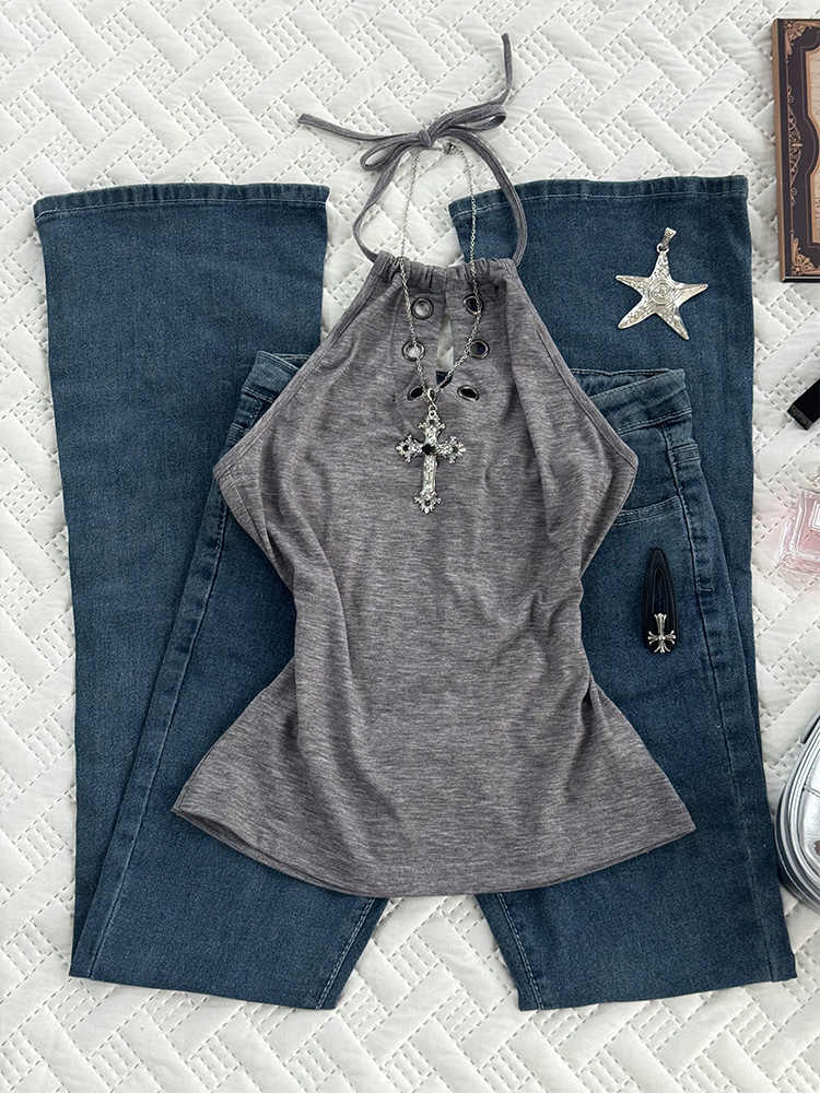 Retro Gray Top