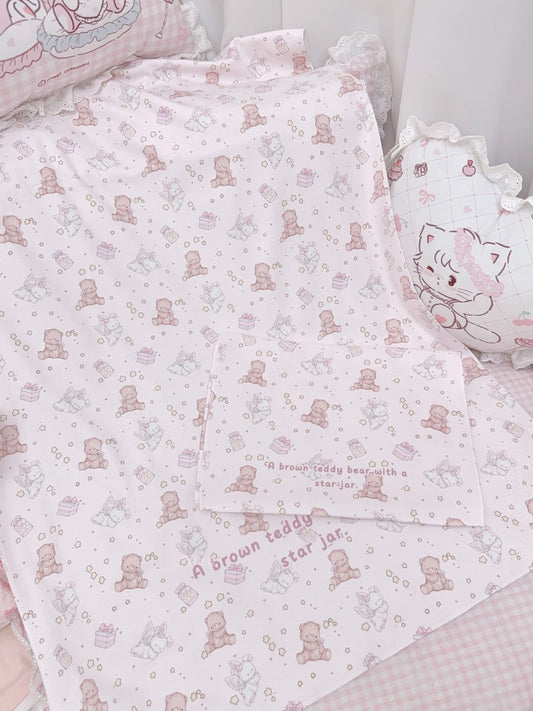 kawaii stars bears towel