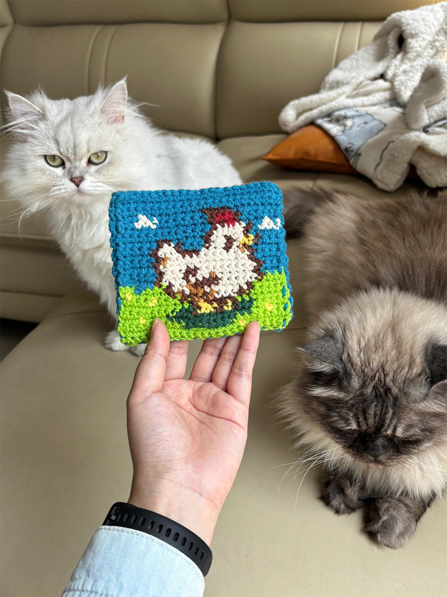 diy crocheted Stardew Valley chicken kit