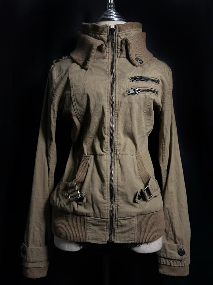 retro brown jacket