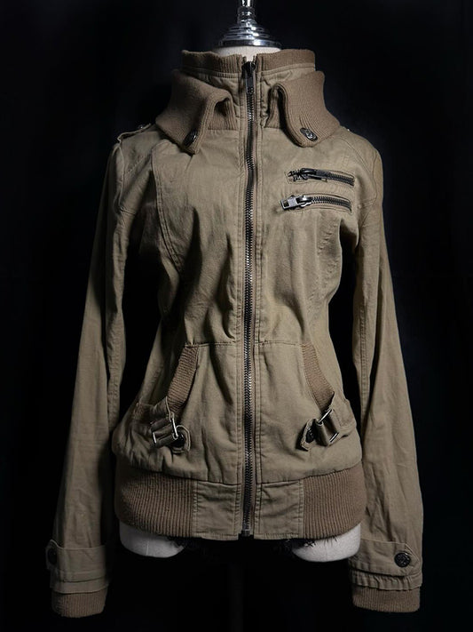 retro brown jacket