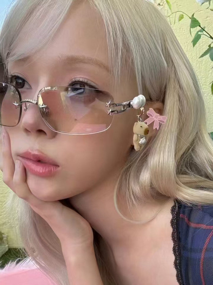 Star Rhinestone Y2K Hot Girl Sunglasses