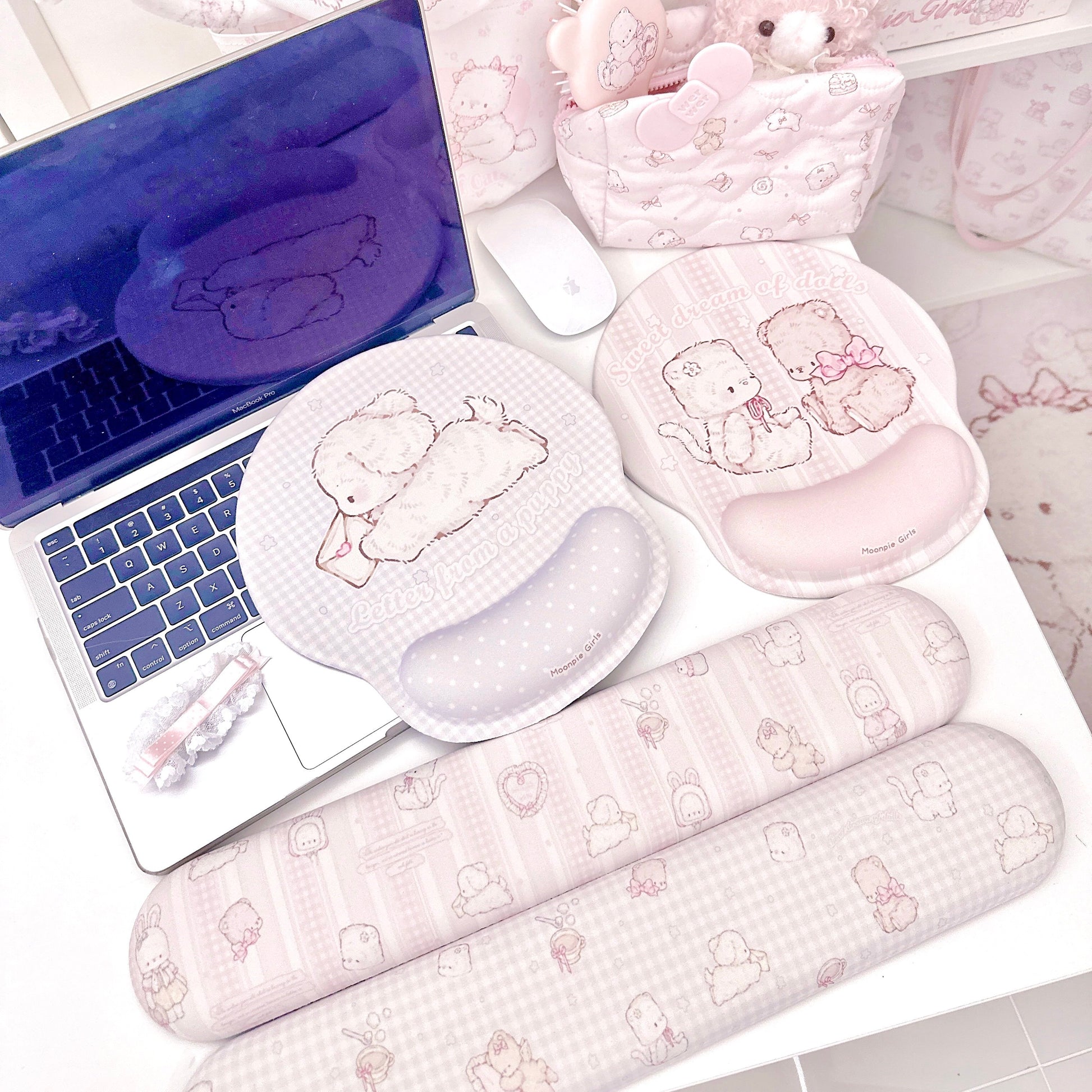 kawaii wrist mouse pad