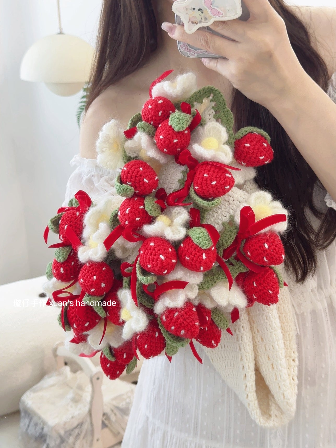 Crochet Handmade DIY Little Berry Blanket