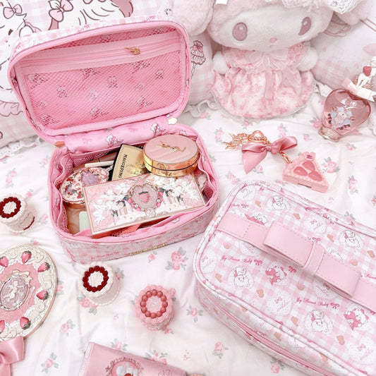 kawaii waterproof cosmetic bag