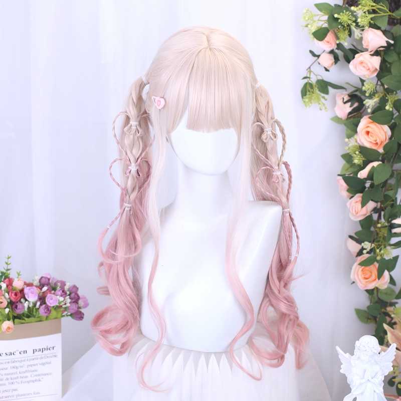 Pink Gradient Lolita Wig