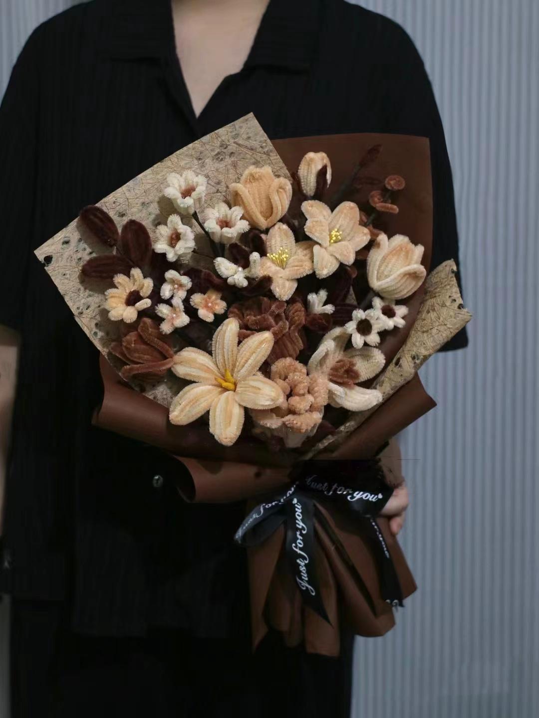 handmade retro Twist stick bouquet