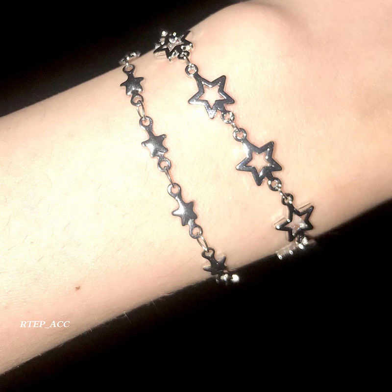 Y2K Star Chain Steel Bracelet