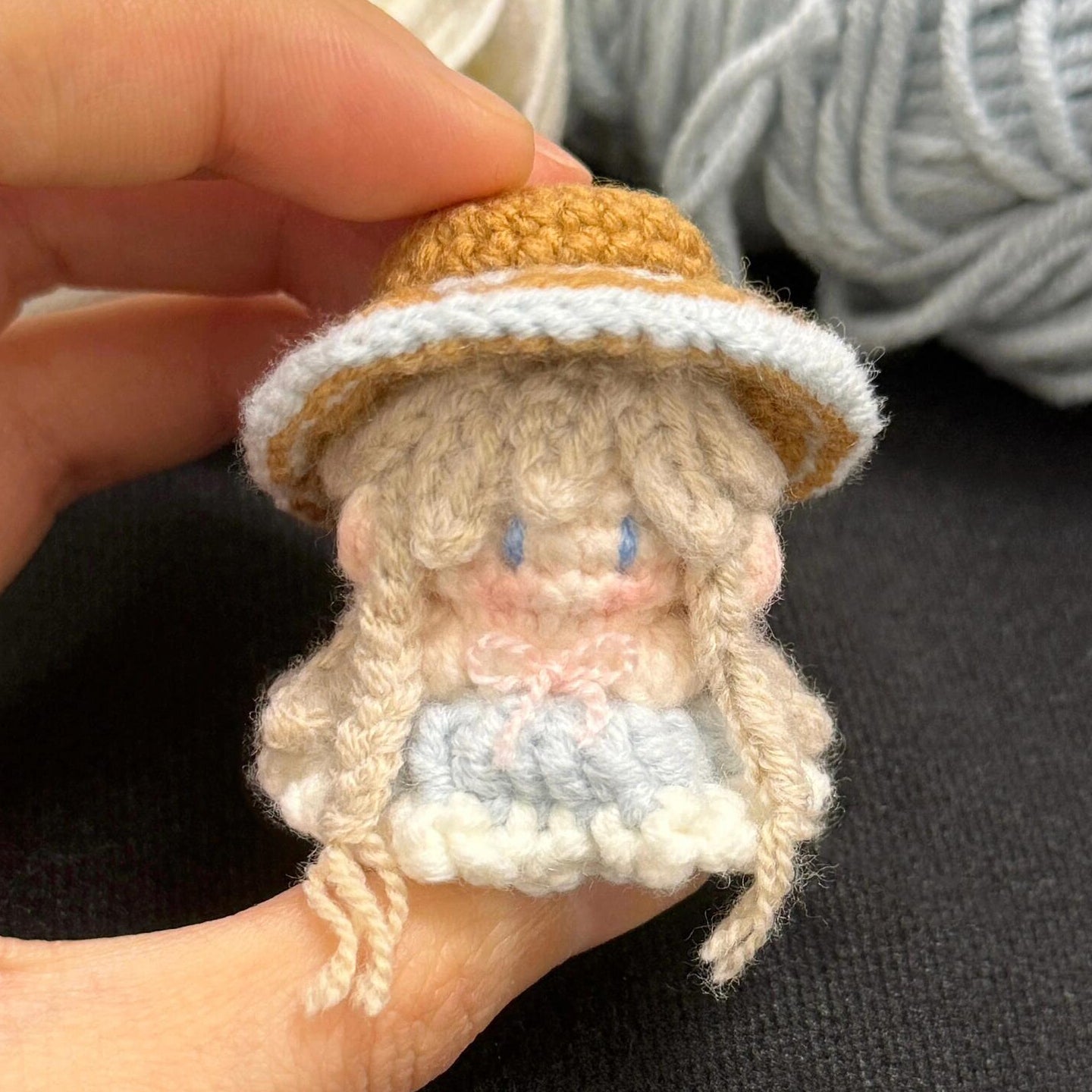 diy crochet cute doll kit