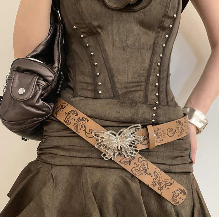 Fairy Grunge Butterfly Belt