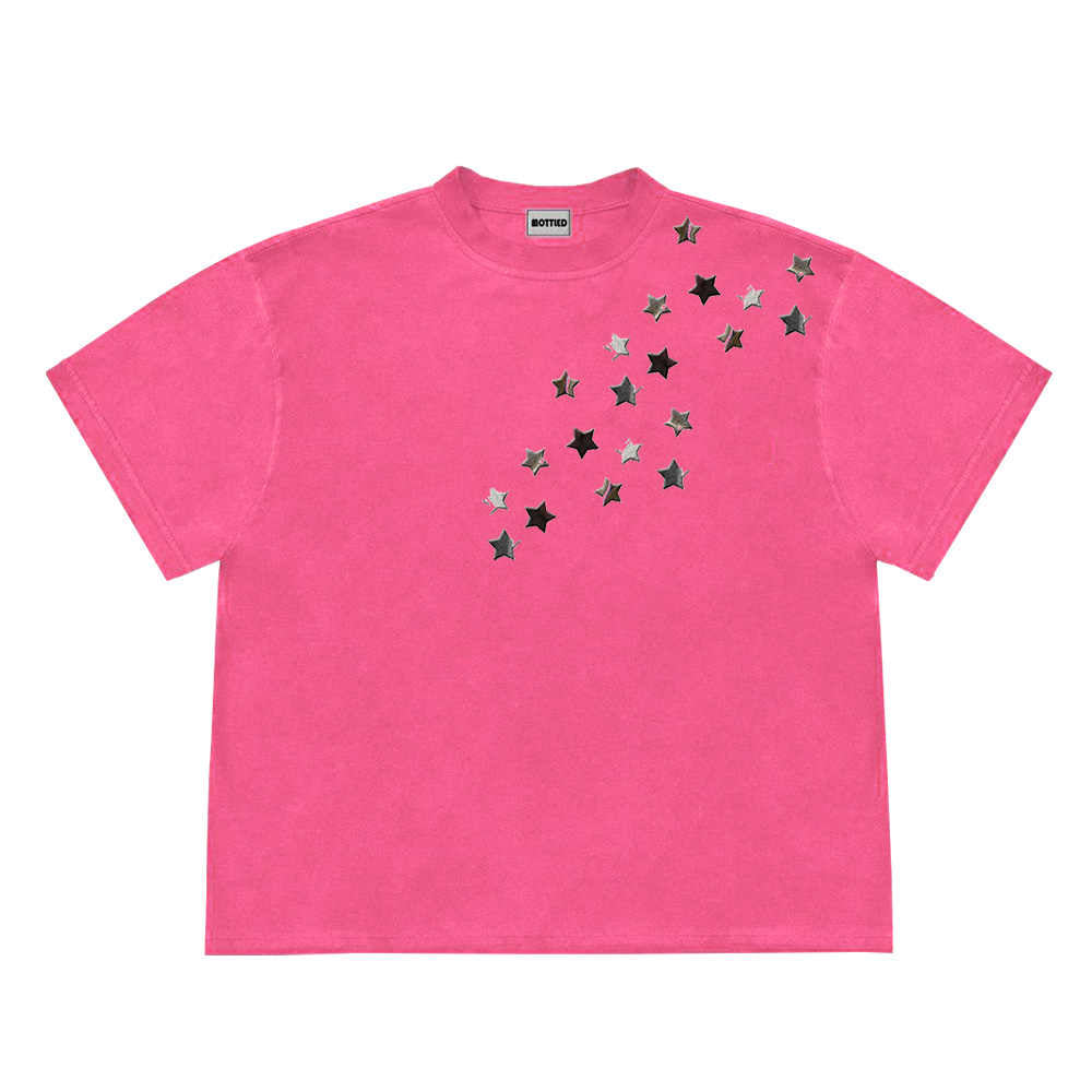 Y2K Retro Irregular Star Tee