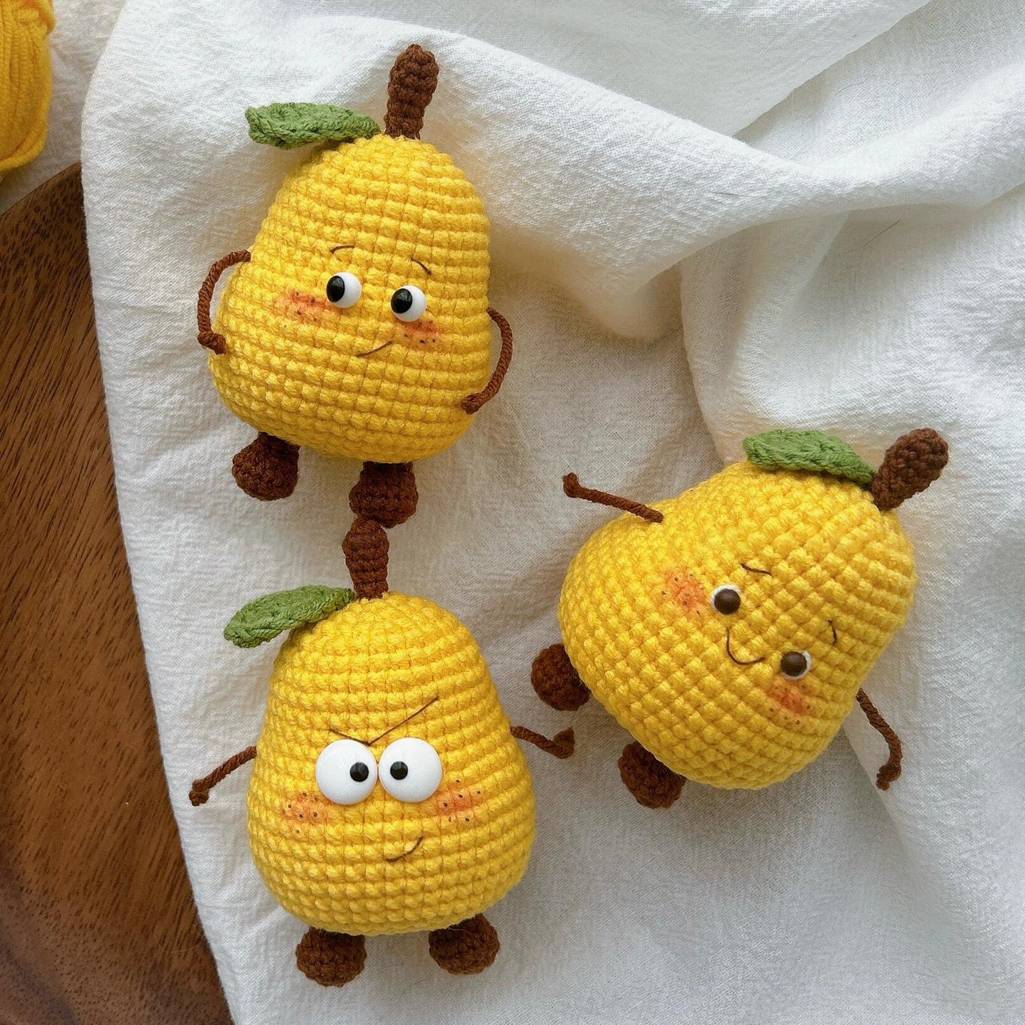 diy wool fruit material bag