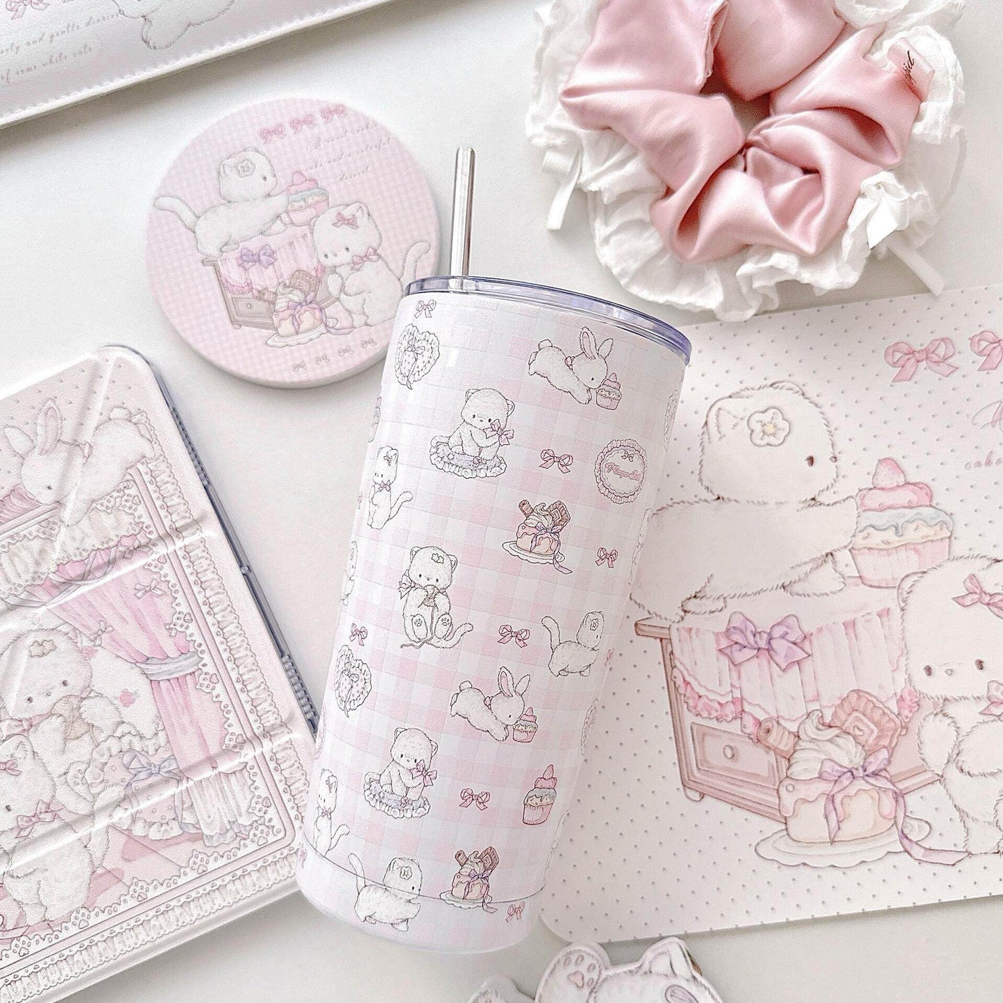 kawaii 304 stainless steel cup