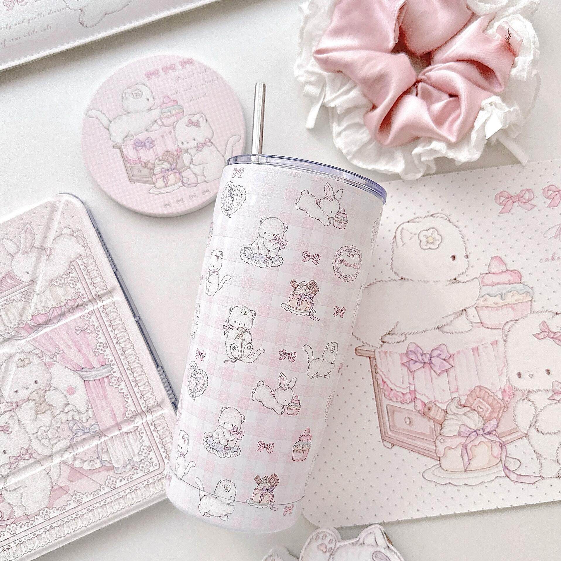 kawaii 304 stainless steel cup