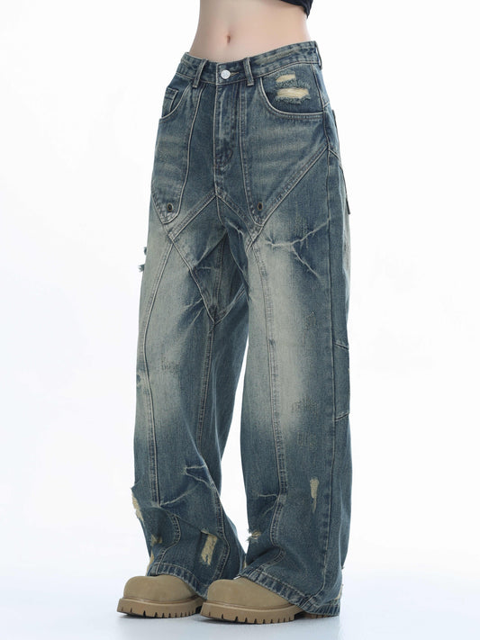 Y2K Distressed Baggy Jeans